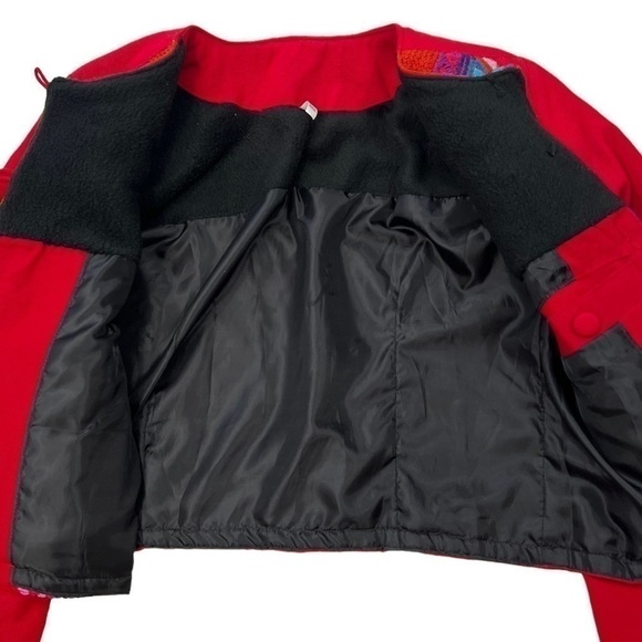 Embroidered Crewel Needlework Colorful Short Lined Jacket Vintage - Picture 11 of 16